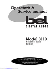bel Digital Audio 8110 Operators & Service Manual