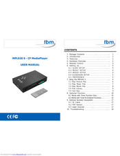 TBM MPL020 S - CF User Manual