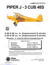 The World Models Manufacturing PIPER J-3 CUB 48S Instruction Manual