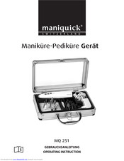 Maniquick MQ 251 Operating	 Instruction