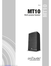 Pro Audio MT10 Manual