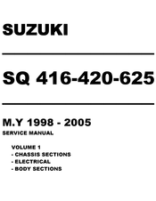 Suzuki sq-416-420-625 Service Manual