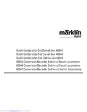 Marklin 60945 User Manual