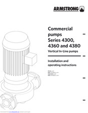 Armstrong 4300 Installation And Operating Instructions Manual