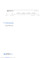 BluStream MX44AB User Manual
