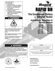 Rapid Engineering BH-100 Installation, Operation & Service Manual