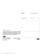ABB Bitric P Operating Manual
