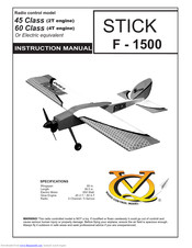 Radio control model F-1500 Instruction Manual