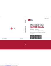 Lg CM4550 Service Manual