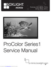 BOXLIGHT ProColor 841U Service Manual
