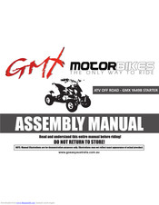 GMX YA49B 2016 Assembly Manual
