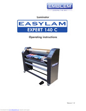 Easylam EXPERT 140 C Operating Instructions Manual