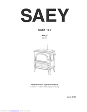 Saey 194 Installation And Operation Manual