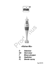 MIA HR 3772 Manual