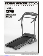 York Fitness YORK PACER 3700 Instruction Manual