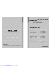 Syscom Video RX-704DM Operating Instructions Manual