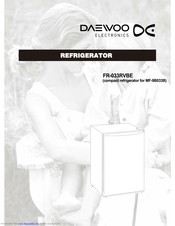 Daewoo FR-033RVBE Use And Care Manual