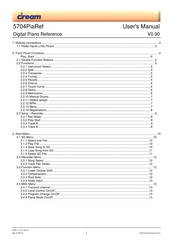 Dream 5704PiaRef User Manual
