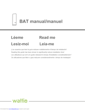 Wattio BAT Manual