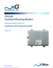 xG Technology CN3200 Installation And Configuration Manual
