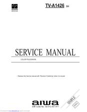 Aiwa TV-A1426 Service Manual