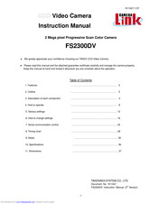 Takenaka System FS2300DV Instruction Manual