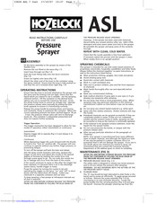 Hozelock ASL Instruction Manual