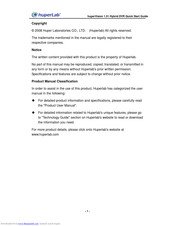 HuperLab 4416Q-Hybrid Quick Start Manual
