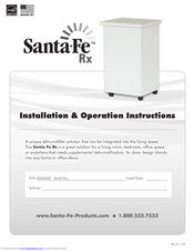 Santa Fe Rx 4030440 Installation & Operation Instructions