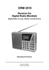 MAYAH DRM2010 Operating Instructions Manual