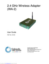 Colorado time systems WA-2 User Manual