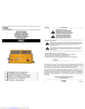 Energic Plus UBC Installation And Safety Instructions