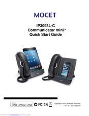 Mocet IP3093L-C Communicator mini Quick Start Manual