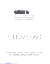 Stûv B.60 Installation, Servicing And User Instructions Manual