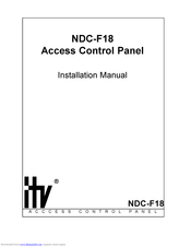 ITV NDC-F18 Installation Manual
