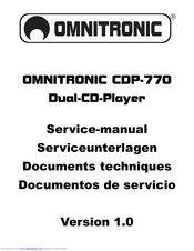 Omnitronic CDP-770 Service Manual