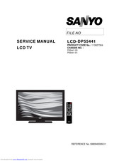 Sanyo LCD-DP55441 Service Manual