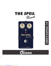 Olsson The Spell Booster User Manual
