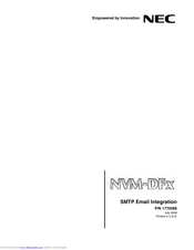 NEC NVM-DFx Manual