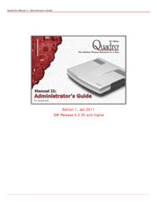 Quadro QUADRO4LI Administrator's Manual