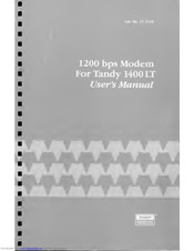 Tandy 1400LT User Manual