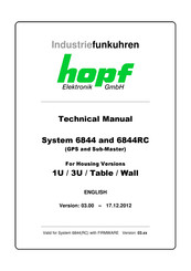 hopf Elektronik GmbH 6844 Technical Manual