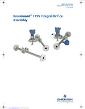 Rosemount 1195 Quick Start Manual