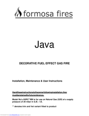formosa fires Java Installation, Maintenance & User Instructions