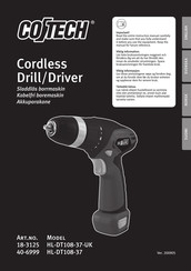 Cotech HL-DT108-37 Instruction Manual