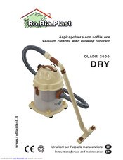 Ro.Bia.Plast Quadri 2000 Instructions For Use And Maintenance Manual