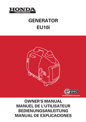 Honda EU10i Owner's Manual