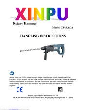 Xinpu XP-R26DA Handling Instructions Manual