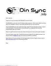 Din Sync MODSEQ User Manual