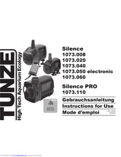 Tunze silence 1073.020 Instructions For Use Manual